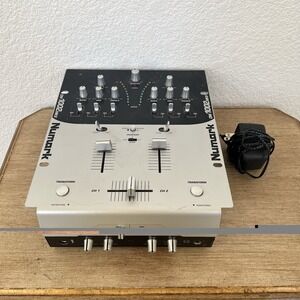 Numark DM1002 MKII DJ Mixer w/ PSU - Powers On - For Parts / Untested
